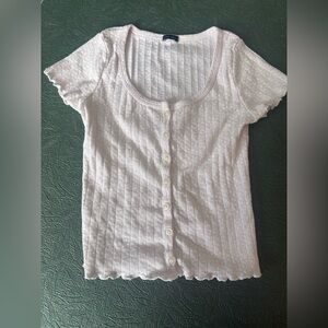 Brandy Melville Pale Pink Top